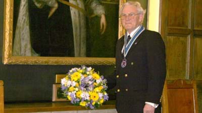 President Colin Lloyd performs his duties with aplomb.
