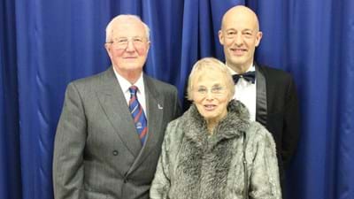 John Webster, Elizabeth Robinson and Blake Devitt.