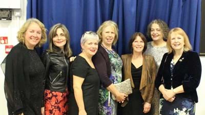 The female-only contingent of Ann Mullard and Laura Hutchins Payne's crew.