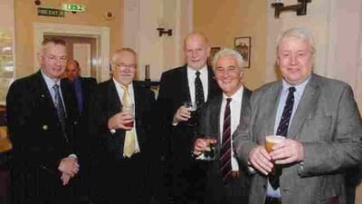 Some of the gentlemen members primed for a great evening.