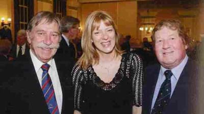 Tony Bishop, Naomi Bishop and Campbell Slater were all smiles.