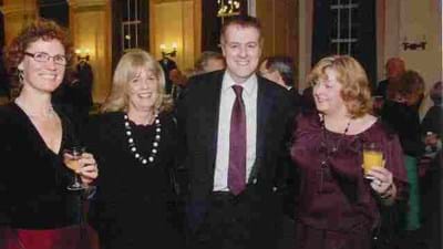 Joe Kerrigan surrounds himself with the fairer sex!