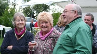 Jan Woolley, Ann Witts and Ken Ryder, doing his best Shakespeare.