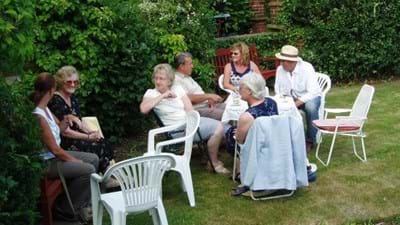 In every aspect of the garden, memories were fondly shared.