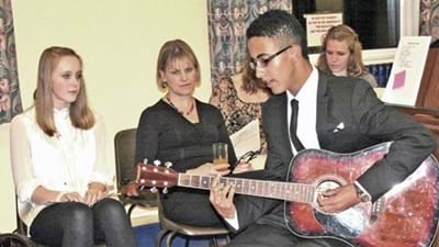 Head of Music Cathy Foster oversees the talented instrument-players.