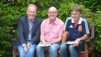 You couldn't find three happier men!