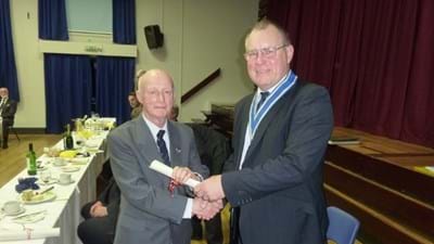 A lifetime of service from Martin Hobson.