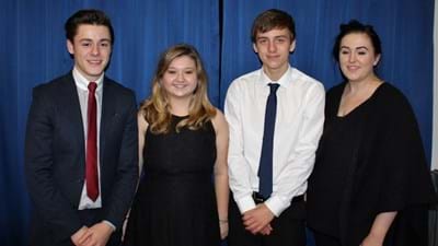 The School's representatives are looking pleased to have been invited.