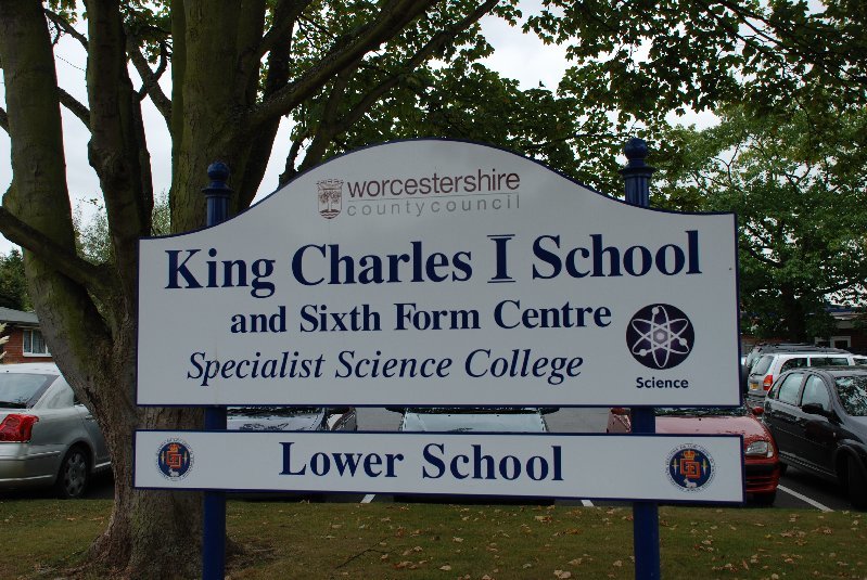The entrance to the Lower School, on Borrington Road.