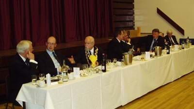 The top table.