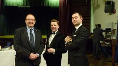 Richard Woolley with Joel Douglas on the right.