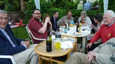 Peter and Ken again, with Joel Douglas and friends in conversation with Richard and Jan Woolley.