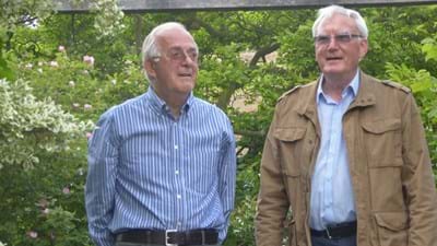 Bill and Ben, the Flower Pot Men? No, it's David Slater and Colin Lloyd.