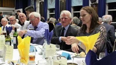 The evening in full swing.