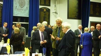 Steve Perks, Stan Hutton and Norman Broadfield in conversation.