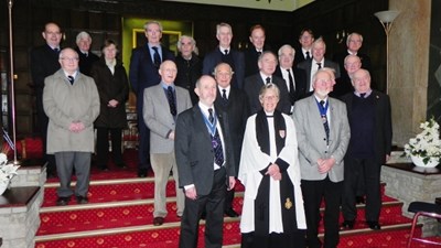 All those that attended happily obliged for the customary photograph.