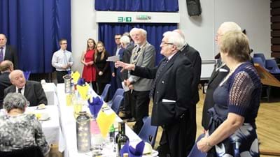 Norman Broadfield's loving being the centre of attention!