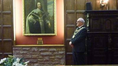 The Mayor listening intently.