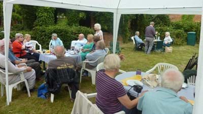 Everyone was, by this point, suitably fed and watered.