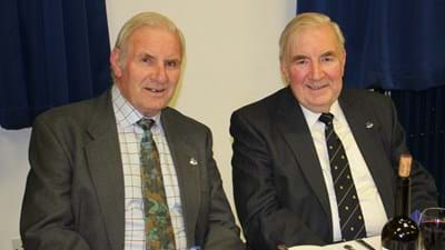 Well done, gents, for remembering your shiny lapel badges!