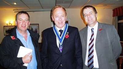 The new President with his right-hand men.
