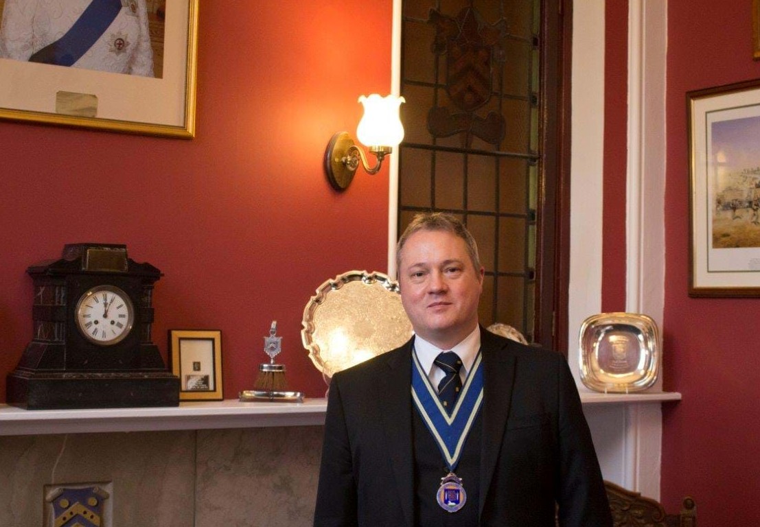 The President in the Mayor's Parlour.