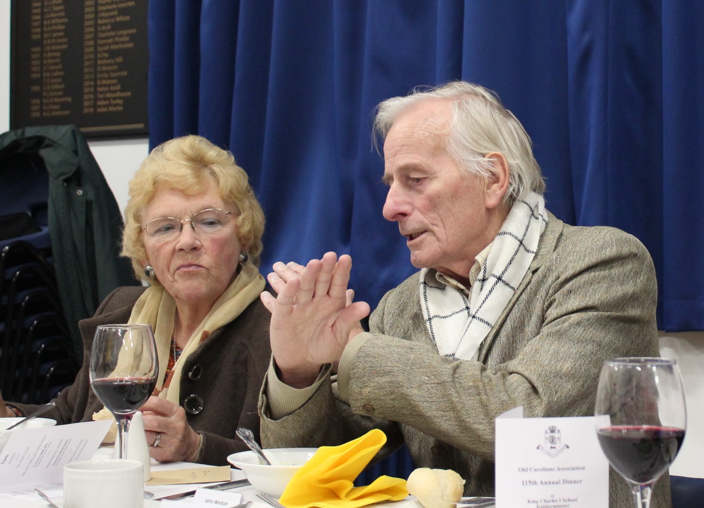 Yes, it *was* cold enough to keep on coats and scarves.