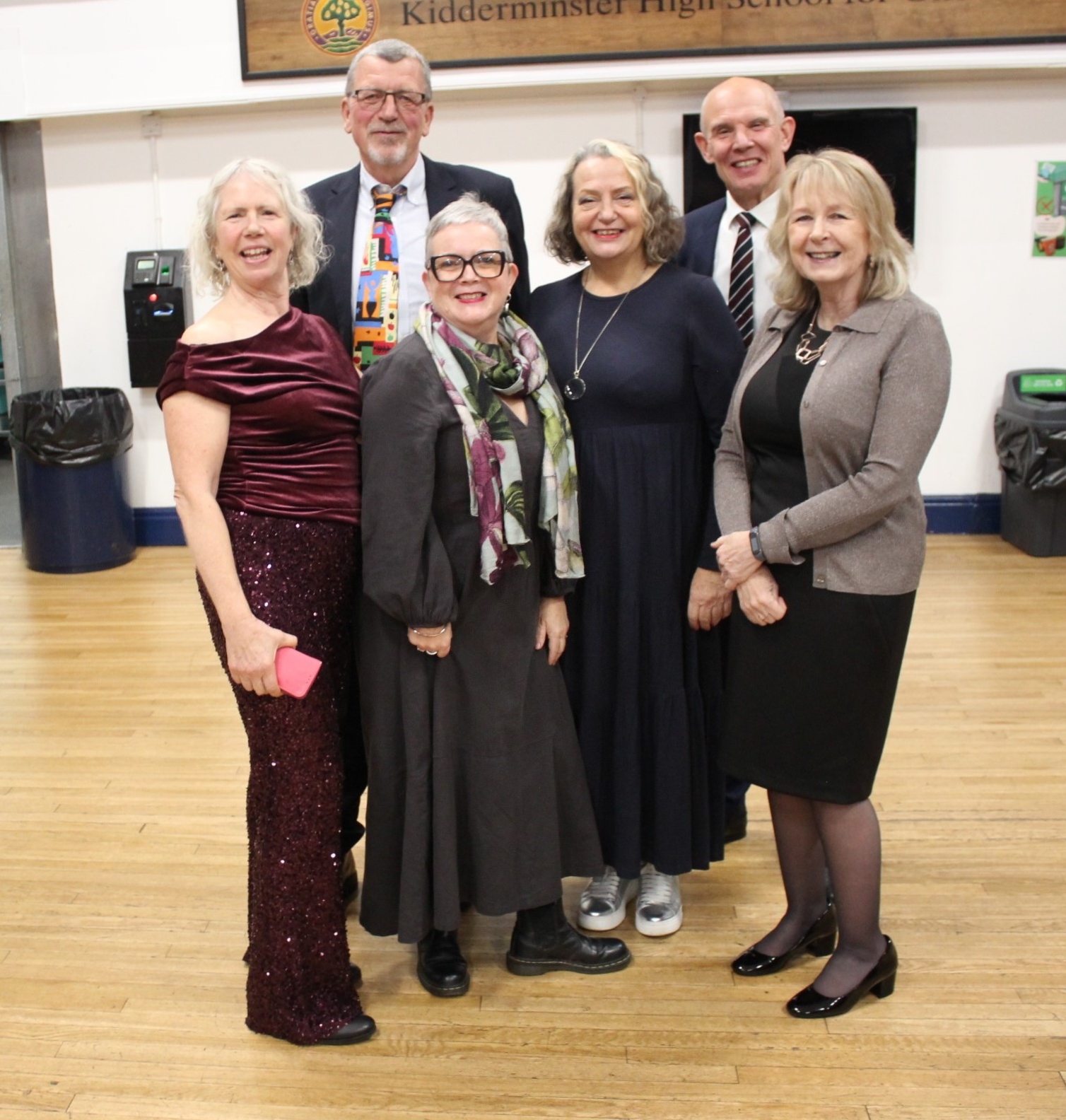 All smiles as always.